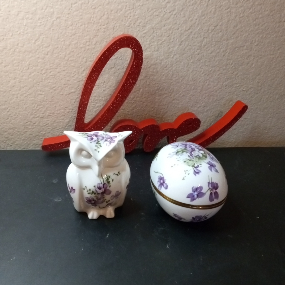 EXQUISITE Hammersely Bone China Made in England Pair of Trinket Holders
